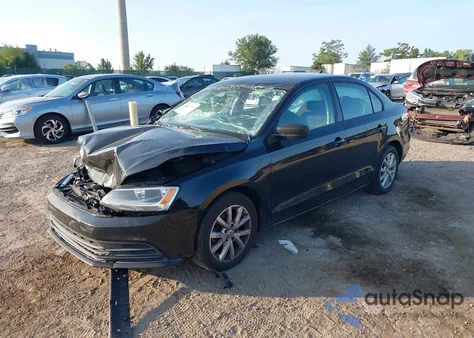 2015 Volkswagen Jetta 1.8T Se из США, поврежденный, VIN 3VWD17AJ3FM342141